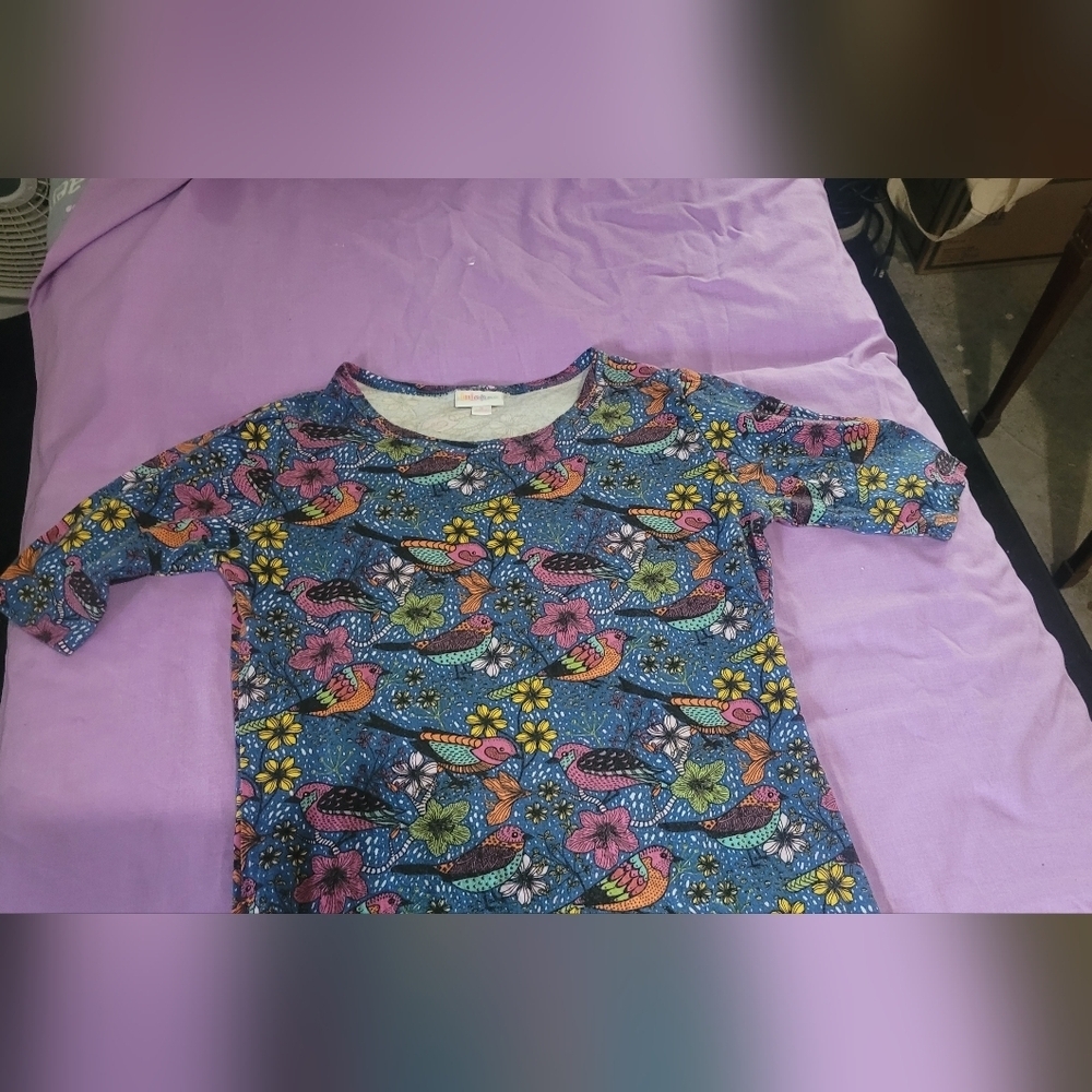 LuLaRoe Multicolor Patterned Dress - Picture 6 of 9